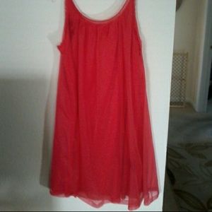RED LORRAINE  NEGLIGEE  SIZE LARGE